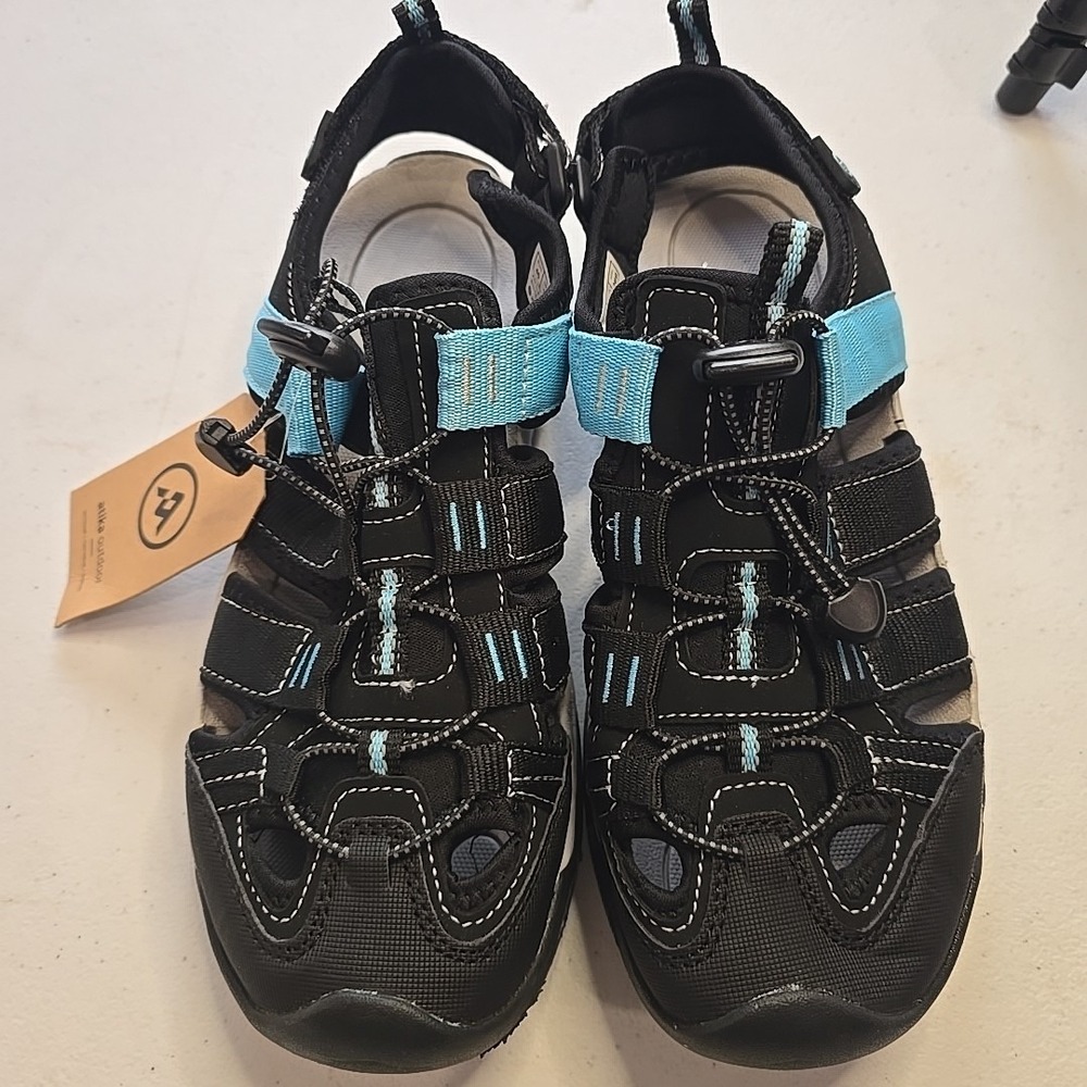 ATIKA Women Athletic Outdoor‎ Sandal Size 9 Closed Toe Lightweight Walking Black